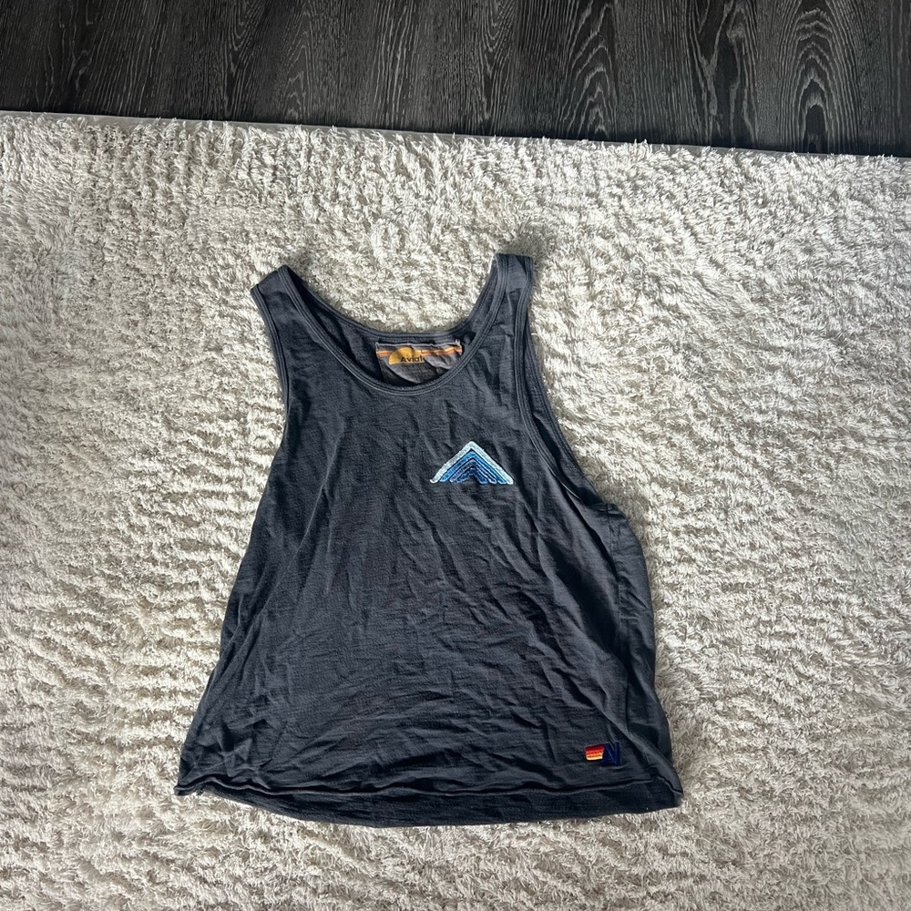 Aviator Nation Tank Top with Blue Logo